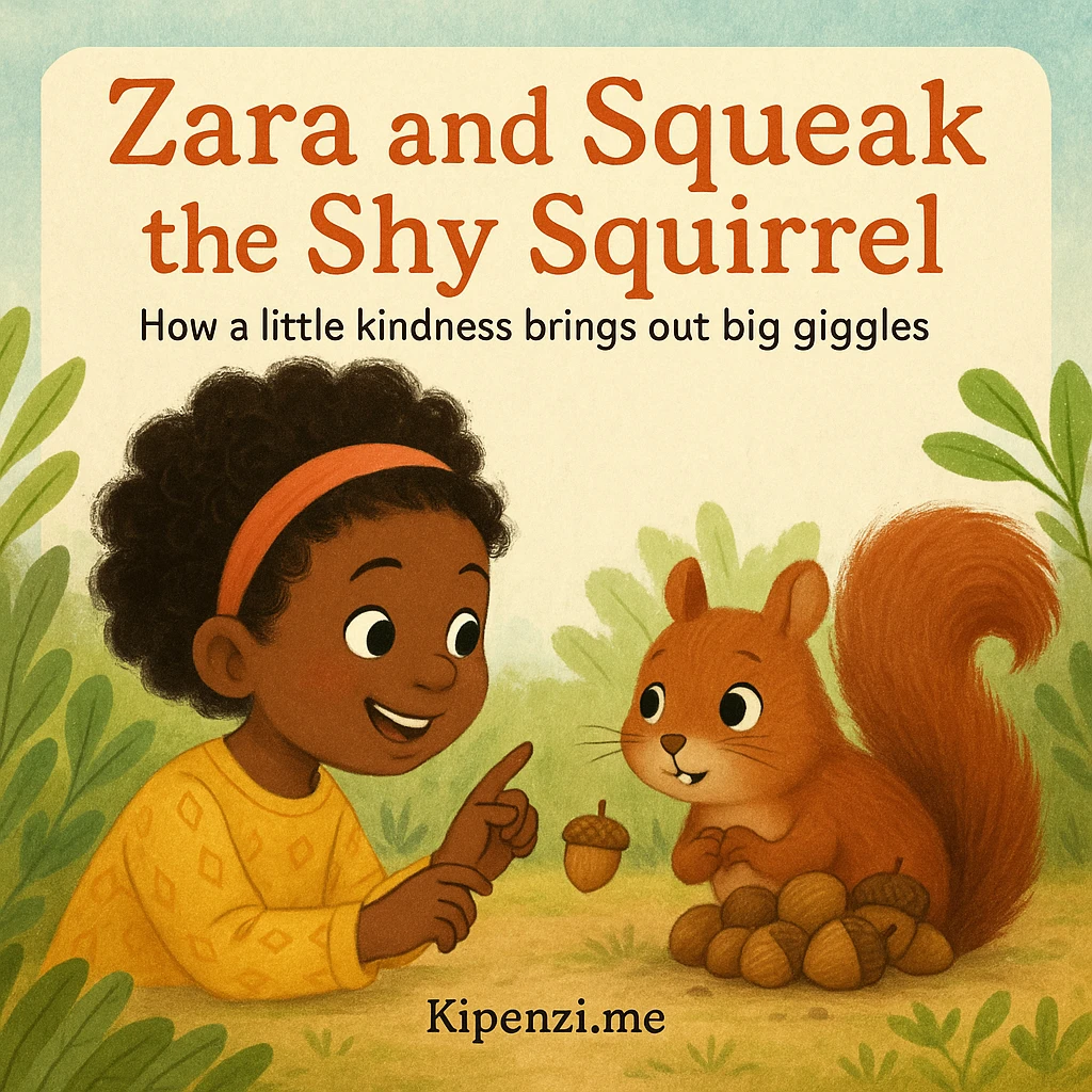 Zara and Squeak the Shy Squirrel - How a little kindness brings out big giggles.